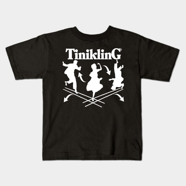 Tinikling Boy Kids T-Shirt by Nostalgink